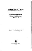 Cover for Pasana-aw