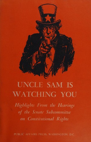 Cover for Uncle Sam is watching you