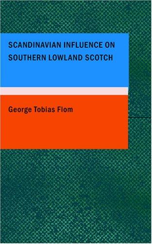 Cover for Scandinavian Influence on Southern Lowland Scotch