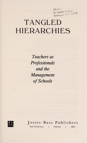Cover for Tangled hierarchies