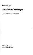 Cover for Abwehr und Verlangen