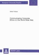 Cover for Communicating Corporate Ethics On The World Wide Web