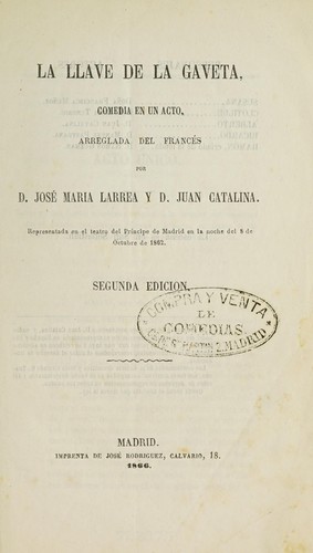 Cover for La llave de la gaveta