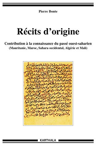 Cover for Recits d'origine