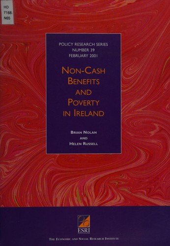 Cover for Non-cash benefits and poverty in Ireland