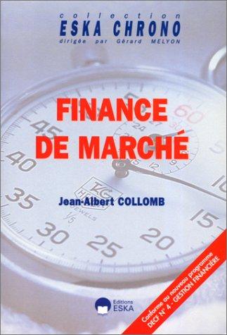 Cover for Finance de marché