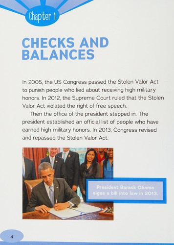 Cover for Exploring Checks and Balances
