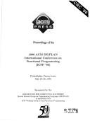 Cover for Proceedings of the 1996 ACM SIGPLAN International Conference on Functional Programming (ICFP '96), Philadelphia, Pennsylvania, May 24-26, 1996.