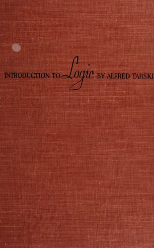 Cover for Introduction to logic and to the methodology of deductive sciences