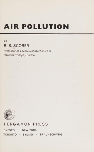 Cover for Air pollution