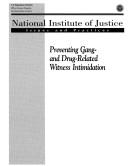 Cover for Preventing Gang & Drug Related Witness Intimidation