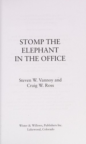 Cover for Stomp the Elephant in the Office