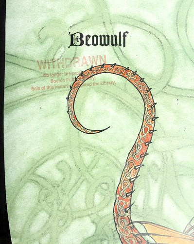 Cover for Beowulf, a hero's tale retold