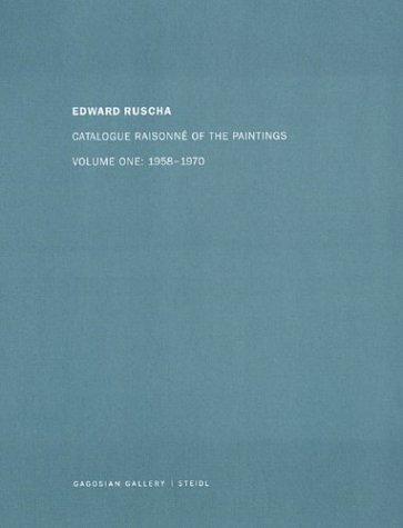 Cover for Edward Ruscha: Catalogue Raisonné of the Paintings. Volume One