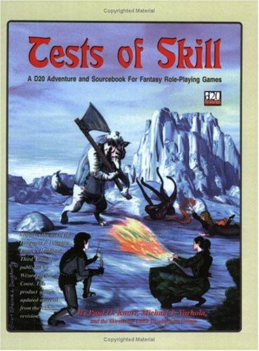 Cover for Tests of Skill
