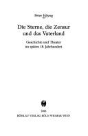 Cover for Die Sterne, die Zensur und das Vaterland