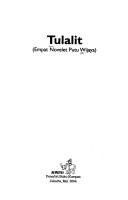 Cover for Tulalit
