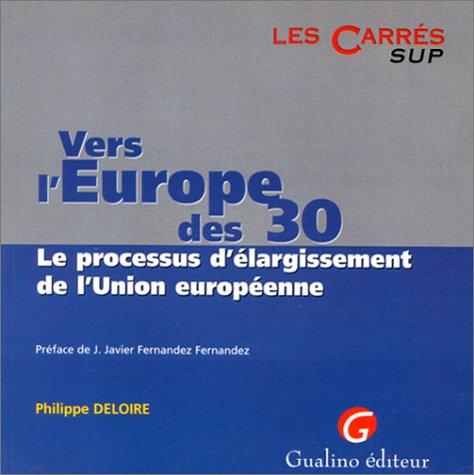 Cover for Vers l'Europe des 30