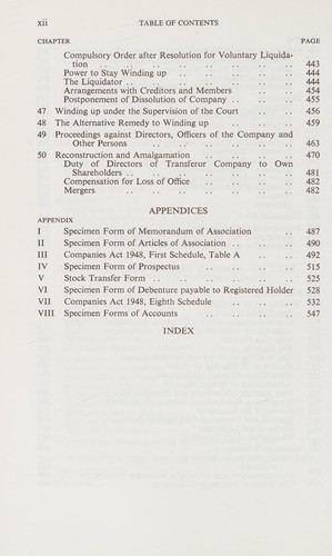 Cover for Topham and Ivamy's Company law.