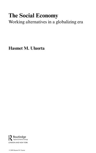 Cover for The social economy