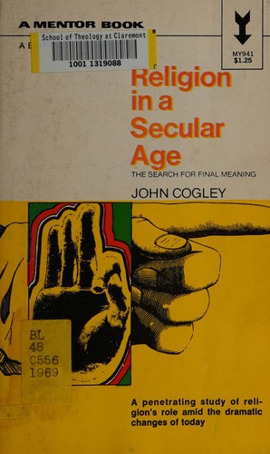Cover for Religion in a secular age