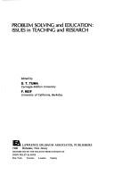 Cover for Problem solving and education