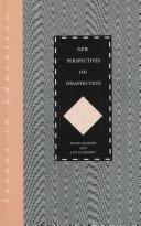 Cover for New perspectives on disaffection