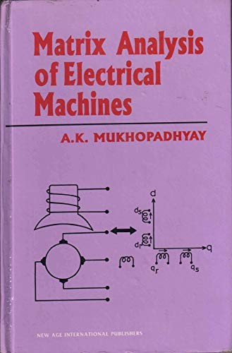 Cover for Matrix Analysis of Electrical Machines