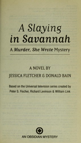 Cover for A slaying in Savannah