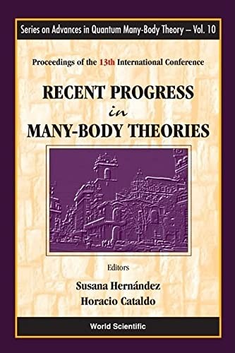 Cover for Recent progress in many-body theories