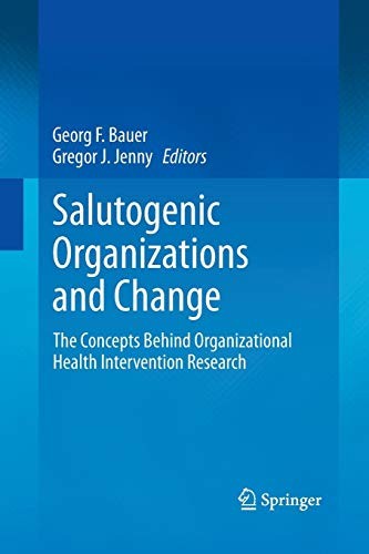 Cover for Salutogenic organizations and change