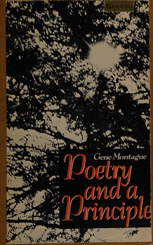 Cover for Poetry and a principle.