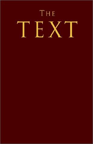 Cover for The Text