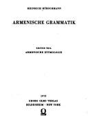 Cover for Armenische Grammatik