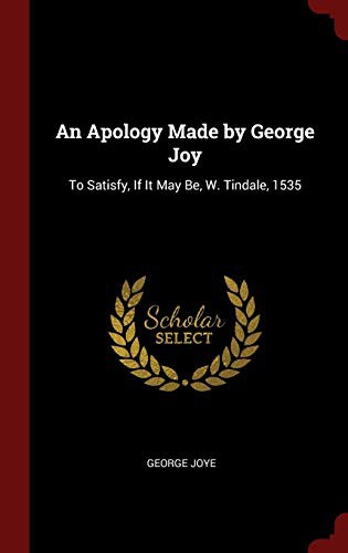 Cover for An Apology Made by George Joy
