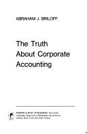 Cover for The truth about corporate accounting