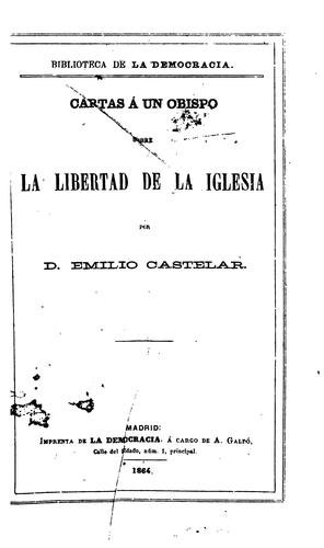 Cover for Cartas a un obispo sobre la libertad de la Iglesia