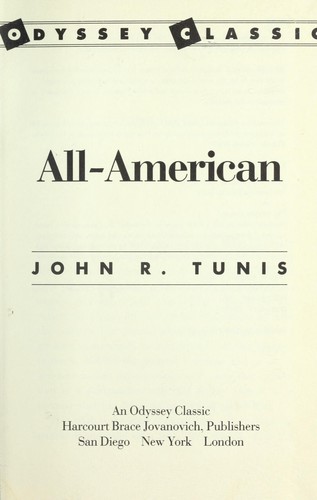 Cover for All-American