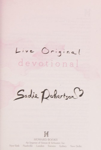 Cover for Live Original Devotional