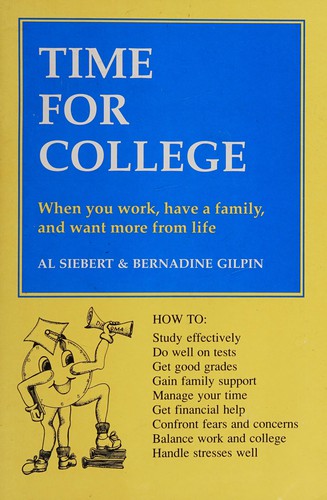 Cover for Time for college