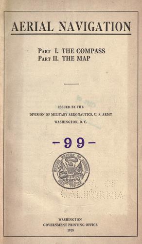 Cover for Aerial navigation ...