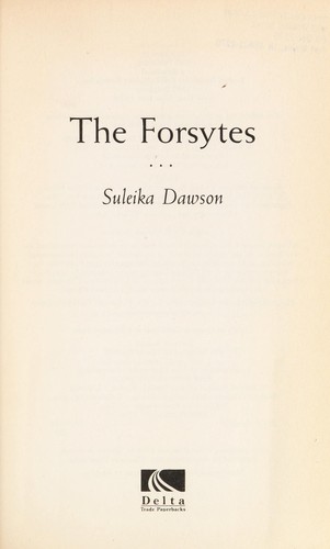 Cover for The Forsytes