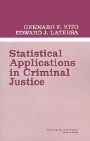 Cover for Statistical applications in criminal justice