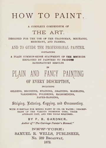 Cover for How to Paint Your Victorian House