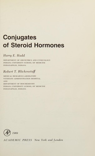 Cover for Conjugates of steroid hormones