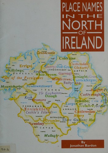 Cover for Place names in the north of Ireland