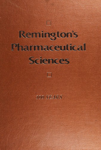 Cover for Remington's Pharmaceutical Sciences