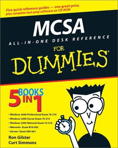 Cover for MCSA All-In-One Desk Reference for Dummies