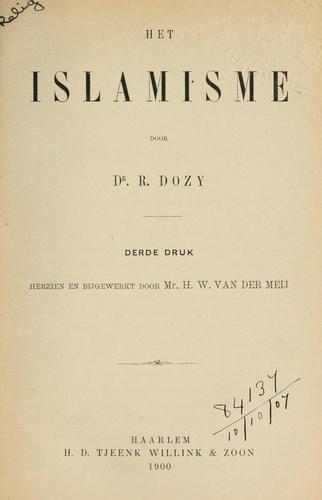 Cover for Het Islamisme