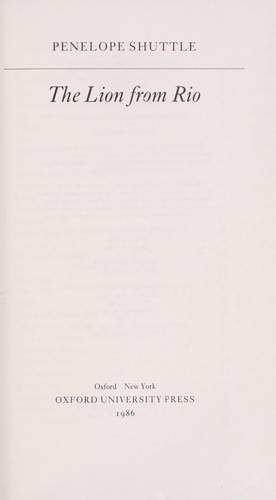 Cover for The lion from Rio